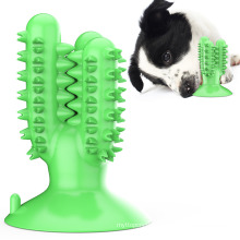Squeaky Dog Toothbrush Cactus-Shaped Dog Tooth Cleaning Chewing Pet Toys